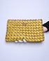 Prada Raffia Crochet Clutch Woven Raffia, front view